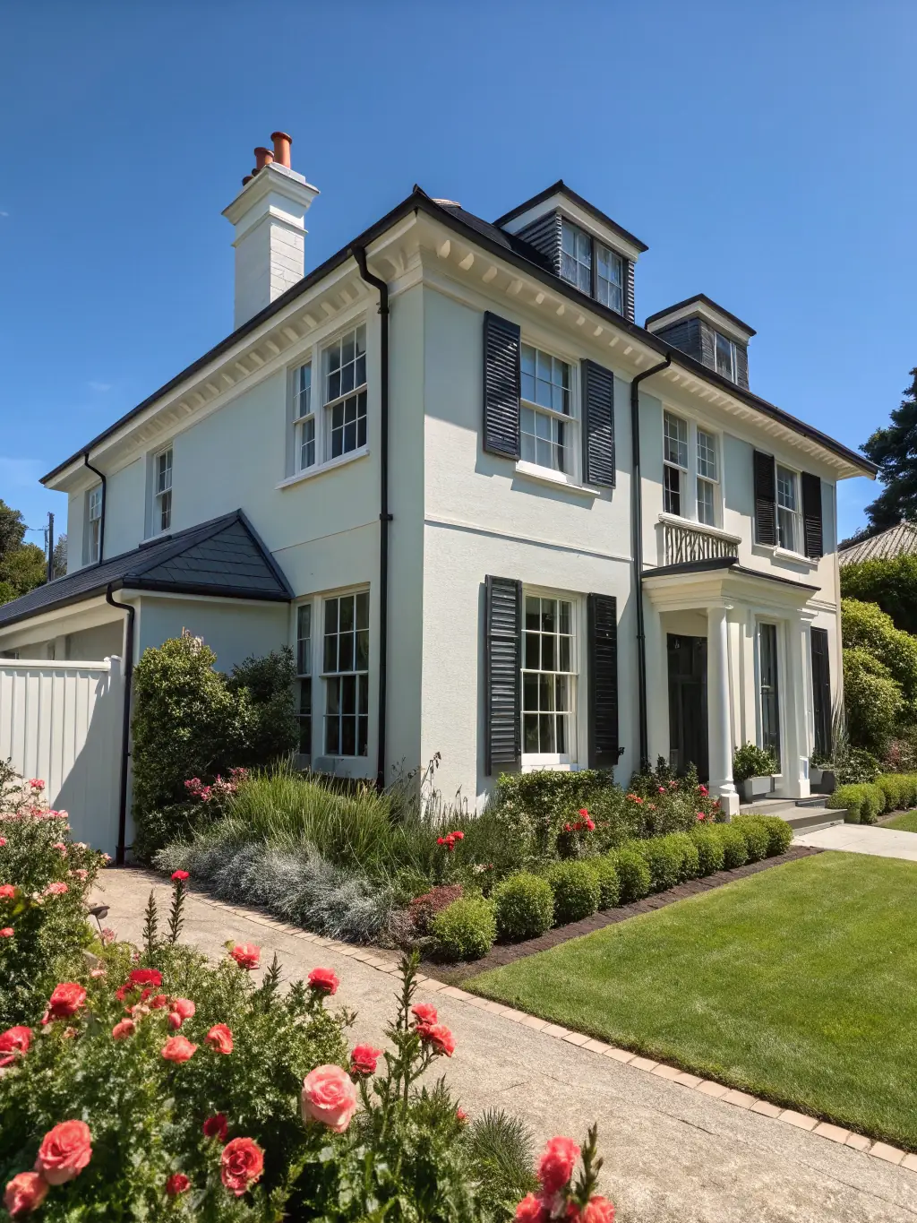 An image of a newly renovated historic home, now open to the public for tours and events, showcasing the successful revitalization of a heritage site.